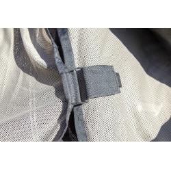 Couverture anti-mouches Fringes Stylec.amovible HKM Argenté / gris