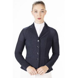 Veste de concours Mesh Linda HKM Bleu foncé Veste de concours Mesh Linda HKM Bleu foncé