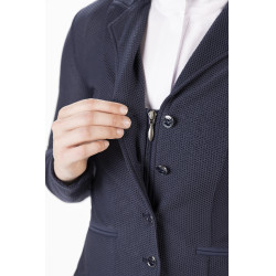 Veste de concours Mesh Linda HKM Bleu foncé Veste de concours Mesh Linda HKM Bleu foncé