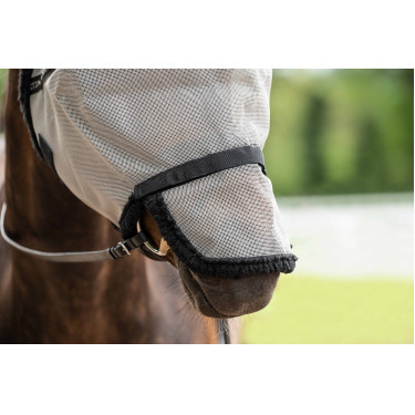 Masque anti-mouches protection naseaux détachable HKM Masque anti-mouches protection naseaux détachable HKM