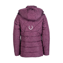Manteau d'équitation Alva HKM Lilas Bleu
