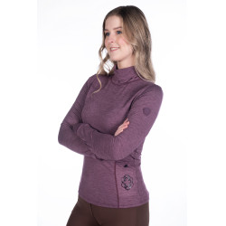 T-shirt manches longues col roulé Arctic Bay HKM Lilas foncé Violet T-shirt manches longues col roulé Arctic Bay HKM Lilas foncé Violet