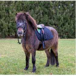 Selle pour Shetland set Colourful HKM Coeur / noir Selle pour Shetland set Colourful HKM Coeur / noir