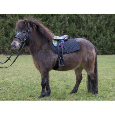 Selle pour Shetland set Colourful HKM Selle pour Shetland set Colourful HKM