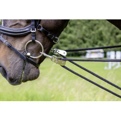 Système de Longe HKM Noir Système de Longe HKM Noir