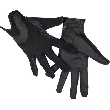 Gants Grip Mesh HKM Noir Gants Grip Mesh HKM Noir