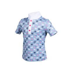 Polo Bria HKM Bleu gris Polo Bria HKM Bleu gris