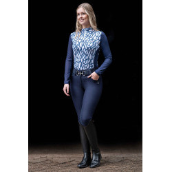 Base layer Chain HKM Blanc / marine