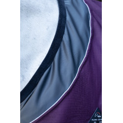 Couverture d'extérieur Liberty 1200D doub. lisse HKM Lie de vin / gris Violet Couverture d'extérieur Liberty 1200D doub. lisse HKM Lie de vin / gris Violet