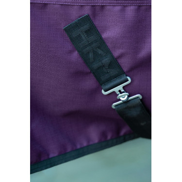 Couverture d'extérieur Liberty 1200D doub. lisse HKM Lie de vin / gris Violet Couverture d'extérieur Liberty 1200D doub. lisse HKM Lie de vin / gris Violet
