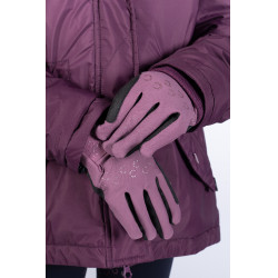Gants d'hiver HKM enfants Alva Lila Bleu Gants d'hiver HKM enfants Alva Lila Bleu