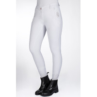 Pantalon Alexis fond intégral en silicone HKM Blanc Pantalon Alexis fond intégral en silicone HKM Blanc