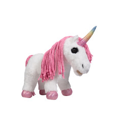 Peluche Licorne HKM Cuddle Pony Blanc