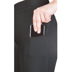 Legging Mesh fond intégral en silicone HKM Noir Legging Mesh fond intégral en silicone HKM Noir