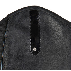 Mini Chaps Elastic HKM Noir