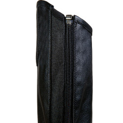 Mini Chaps Elastic HKM Noir