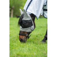 Masque anti-mouches New Mexico avec oreilles HKM Gris Masque anti-mouches New Mexico avec oreilles HKM Gris