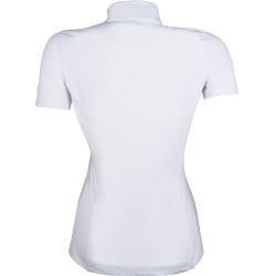 Polo de concours Hunter manches courtes HKM Blanc