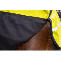 Couvre reins polaire Reflective doublure polaire HKM Jaune fluo Couvre reins polaire Reflective doublure polaire HKM Jaune fluo