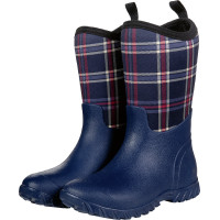 Bottes softoprène Thermo HKM Bleu marine / bleu marine carreaux Bottes softoprène Thermo HKM Bleu marine / bleu marine carreaux