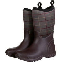 Bottes softoprène Thermo HKM Marron / beige carreaux