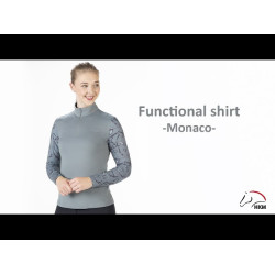 T-shirt  fonctionnel Monaco Style HKM Sauge Violet