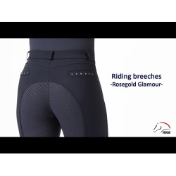 Pantalon Rosegold Glamour Winter Style HKM Bleu foncé / or rose Bleu marine