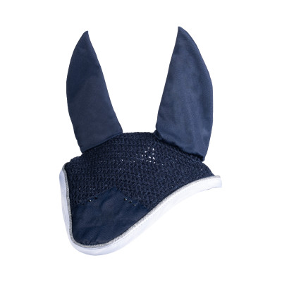 Bonnet anti-mouches Competition HKM Bleu foncé