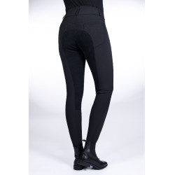 Pantalon HKM Savona Style full seat Alos Noir Pantalon HKM Savona Style full seat Alos Noir