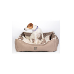 Lit pour chien Amitye HKM Taupe Marron Lit pour chien Amitye HKM Taupe Marron