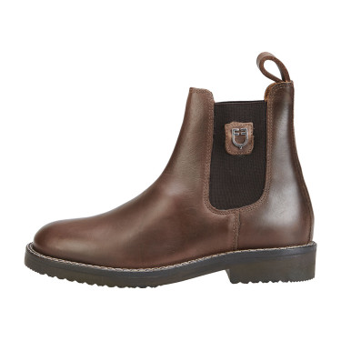Boots unisex avec semelle en caoutchouc antidérapante Classic Plus Equestro Marron