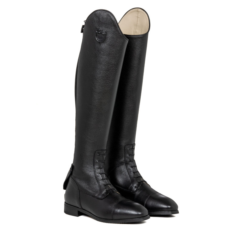 Bottes en cuir de veau unisex avec lacets avant Venus Equestro