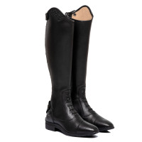 Bottes unisex à lacets avec insert multilogo Dusk Equestro Noir