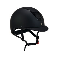 Casque ultra-léger avec cadre poli Eclipse Equestro Noir / noir