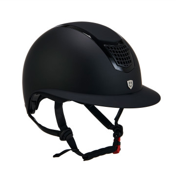Casque ultra-léger en plastique mat résistant avec large visière (3 rembourrages) Eclipse Equestro Casque ultra-léger en plastique mat résistant avec large visière (3 rembourrages) Eclipse Equestro