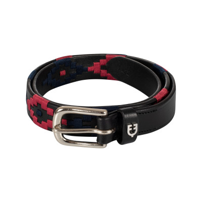 Ceinture anglaise avec décoration sud-ouest Equestro Noir