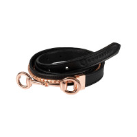 Ceinture clincher femme avec boucle mors Equestro Noir / rose gold Ceinture clincher femme avec boucle mors Equestro Noir / rose gold