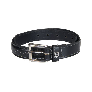 Ceinture en cuir avec broderie artisanale Equestro Ceinture en cuir avec broderie artisanale Equestro