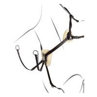 Collier de chasse à 5 points Salome avec système Magic Equestro Marron foncé Collier de chasse à 5 points Salome avec système Magic Equestro Marron foncé