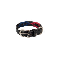 Collier pour chien en cuir Polo S Equestro Noir