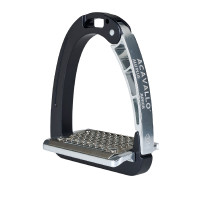 Étriers Arena Aluplus Junior 10,5 cm Acavallo Noir Étriers Arena Aluplus Junior 10,5 cm Acavallo Noir