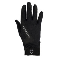Gants en tissu technique Sunny Equestro Noir