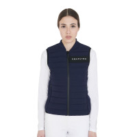 Gilet en tissu technique coupe-vent femme Equestro Marine Bleu marine Gilet en tissu technique coupe-vent femme Equestro Marine Bleu marine