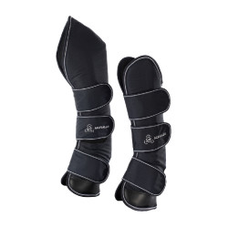 Guêtres de transport en polyester 900D ripstop Acavallo par 4 Noir