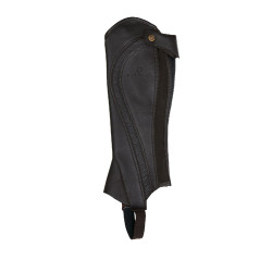 Mini-chaps en cuir perforé unisex pour un confort maximal Salisbury Equestro