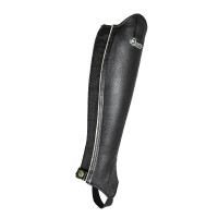 Mini-chaps en cuir Exeter Equestro Noir