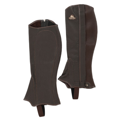 Mini-chaps lisses GP Acavallo Marron