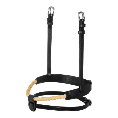 Muserolle combinée en corde Acavallo Noir