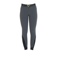 Pantalon ajusté avec grip femme avec logo Zenda Equestro Asphalte Gris Pantalon ajusté avec grip femme avec logo Zenda Equestro Asphalte Gris