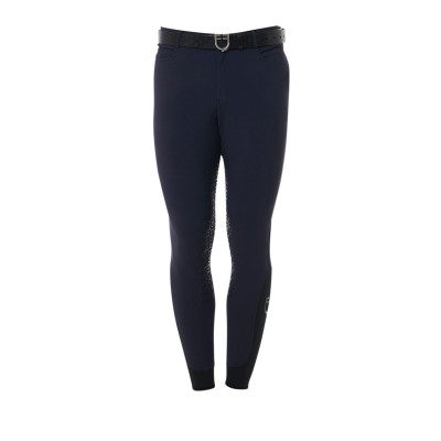 Pantalon avec grip complet homme en tissu technique Equestro Noir